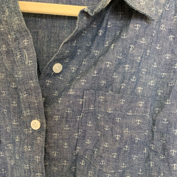 Chambray anchor button down - Picture 3 of 5